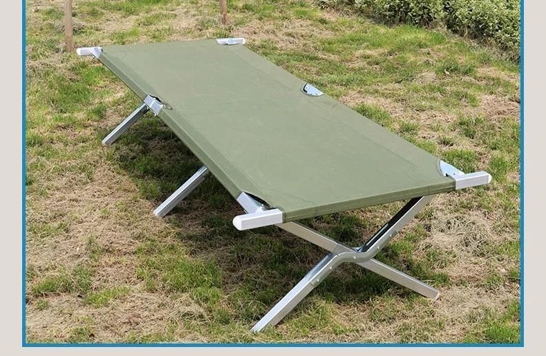Folding Bed Outdoor Supplies Portable Folding Bed Multifunctional Lunch Break Outdoor Camping Bed