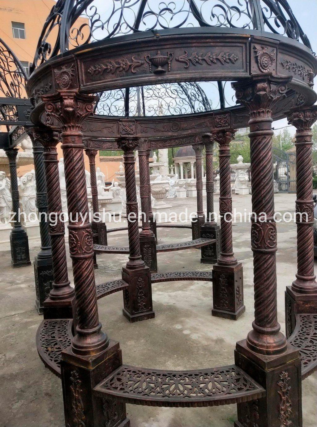 Cast Iron Gazebo Dome Structure for Garden Decoration