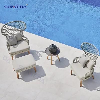 Garden Balcony Leisure Chair Set with High Quality Waterproof Fabric