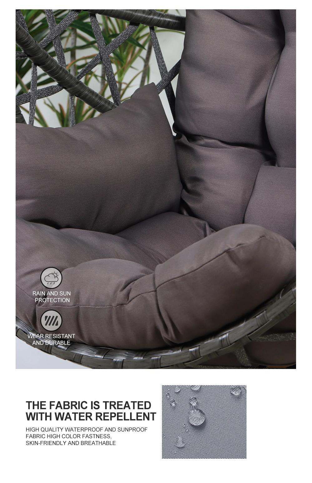 New Metal OEM by Sea Hanging Swing Chair Hotel Furniture