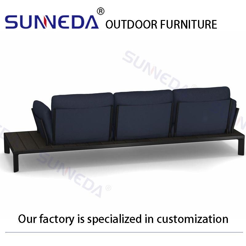 Outdoor Presentable Patio Hotel Home Balcony Aluminum Frame Sofa Set