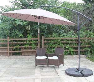 300-18 Fiberglass Ribs Hanging Sun Umbrella Outdoor Umbrella Set Garden Furniture Umbrella