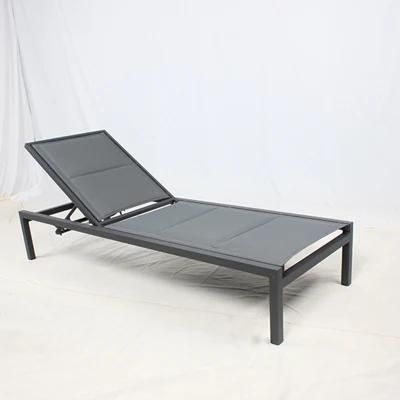 Outdoor Furniture Leisure Beach Sun Bed Swimming Pool Textile Lounger