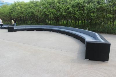 Patio Garden Super Big PE Rattan Sofa Set Outdoor Furniture