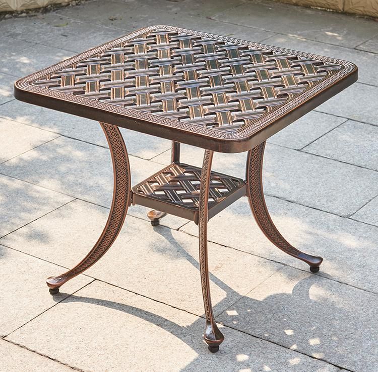 Metal Furniture Sets Outdoor Table Portable Dining Patio Furniture Set Table
