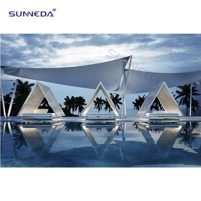 Modern Creative Design Pool Patio Beach Sunbed Hotel Furniture