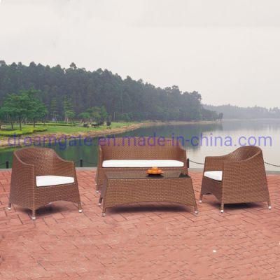 Simple Cafe Leisure Sofa Rattan Modern Lounge Sofa