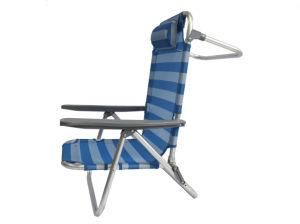 Beach Chair Folding Chair Low Seat Chair with Pillow