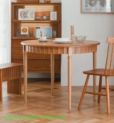 Million Hot Sales Round Dining Table Solid Wooden Dining Table