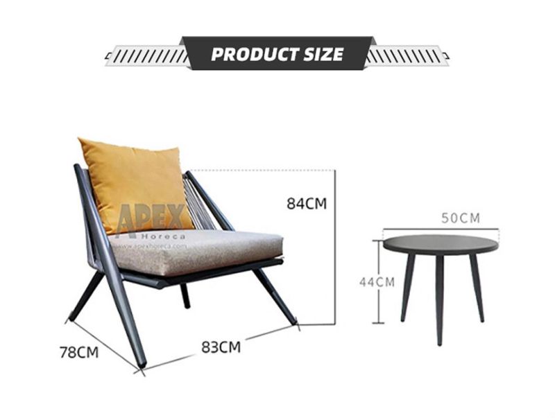 High Quality Aluminum Frame Home Furniture Outdoor Waterproof Portable Chair