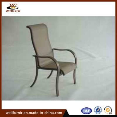 Hot Sales Outdoor Garden Aluminum Furniture Sling Dining Chair (WFTX-18205C)