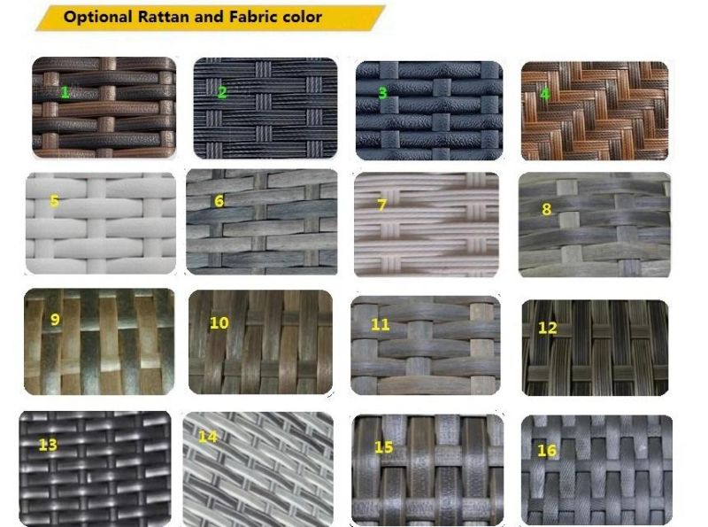 1 Table 4 Chairs Rattan Hot Sale Restaurant Table and Chair