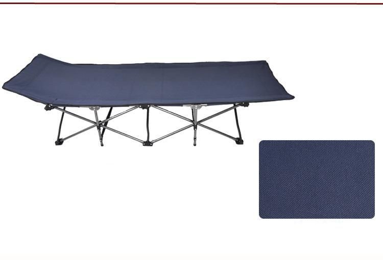 Easy Pop-up Folding Bed for Camping, Outdoor Camping Cot with Side Pocket and Carry Bag for Travelling