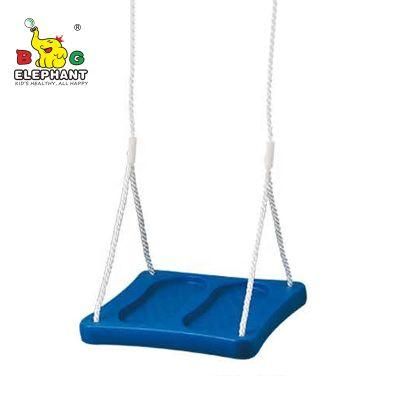 Plastic Stand-on Foot Swing Seat with PE Rope