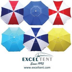 2.5m Double Canopy Outdoor Sun Beach Umbrella for Advertising (TKET-2042)