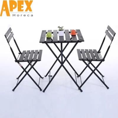 Foldable Acacia Wood Dining Room Waterproof Portable Table Chair Furniture Set