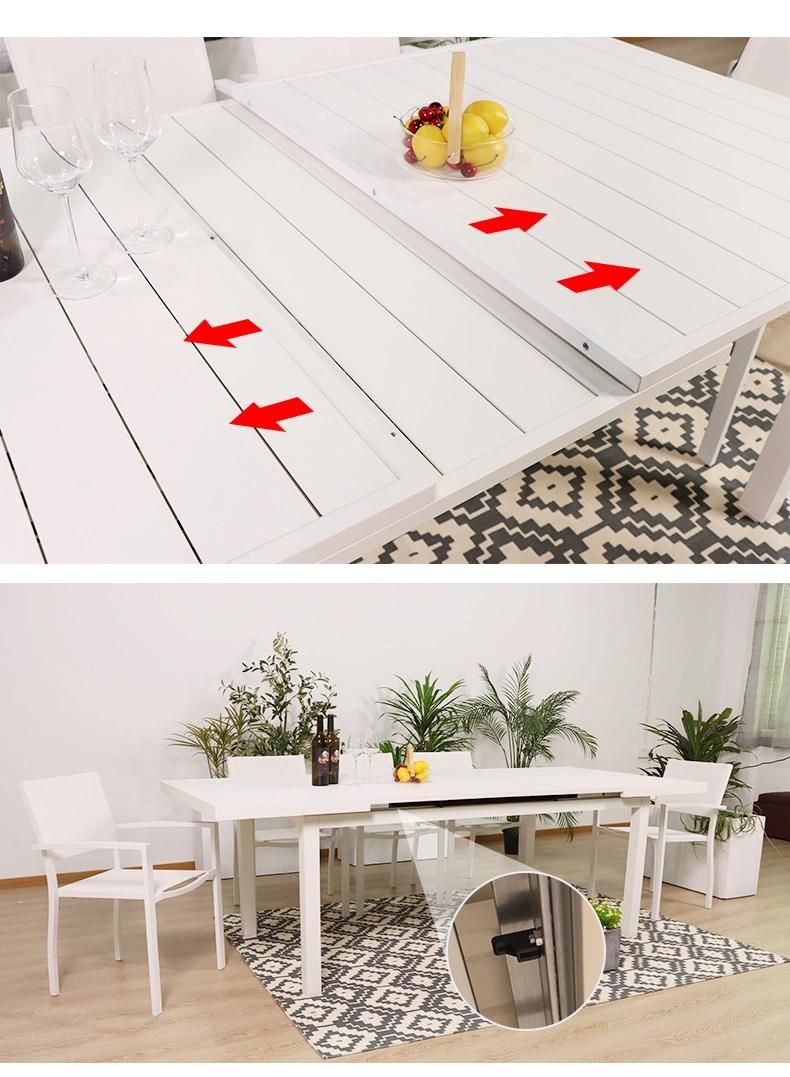 Brand or OEM Customized Foshan Table Rectangle Patio Dining Furniture