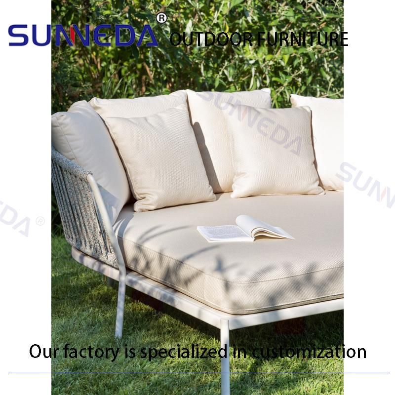 International Wide Relaxing Optional Round Wicker Metal Frame Simple Furniture