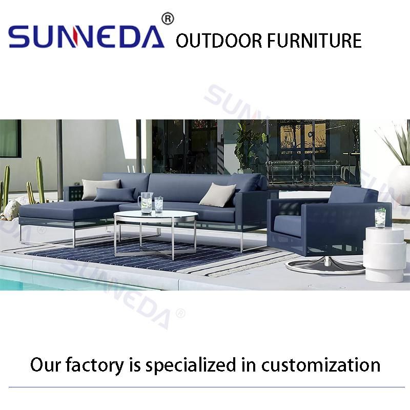 High End Classic Water-Proof Soft Wide Long Sofa