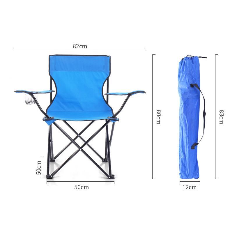 Custom Logo Cheap Outdoor Portable Leisure Sun Folding Camping Chair and Fishing Beach Chair