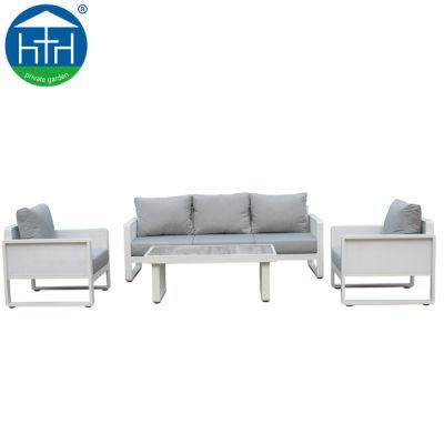 Aluminum Frame Morden Luxury Hotel Patio Furniture Sofa Set of High Quality