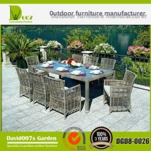 Hot Sales Sectional Outdoor Rattan Garden Furniture Dining Table Set
