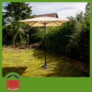 Steel Patio Garden Umbrella with LED Light