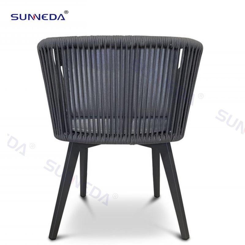 Hotel Restaurant Courtyard Leisure Dining Table Set Garden Furniture