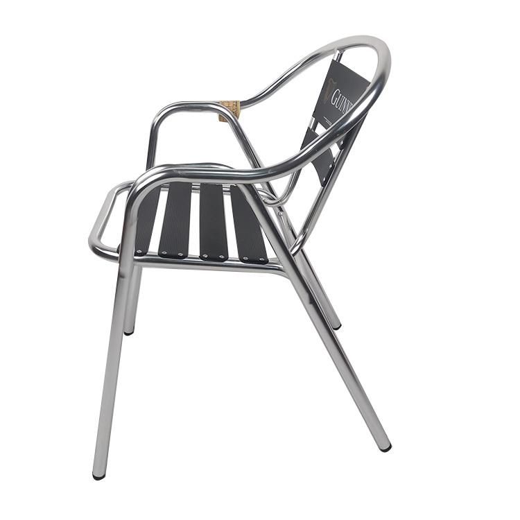Beer Brand Ads Logo Shop Garden Aluminum Cafe Bar Restaurant Outdoor Chair