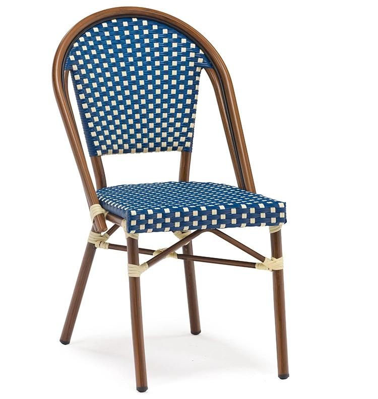 Hot Sale Weather Proof Outdoor French Rattan Bistro Chair