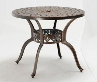Dining Cafe Used for Outdoor Cast Aluminum Table
