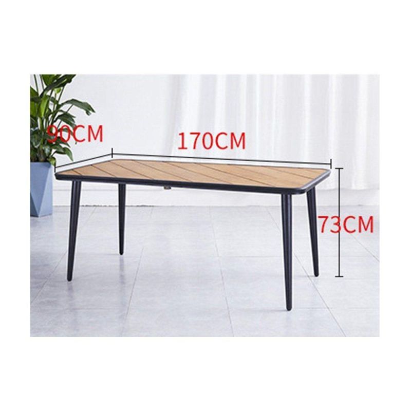 Modern Luxury Restaurant Outdoor Rectangular Home Furniture Breakfast Bar Dining Room Table Set Dining Tables