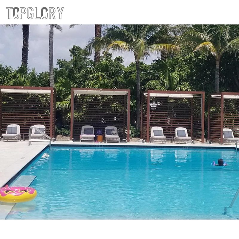 China Wholesale Modern Pool Beach Lounge Chairs with Aluminium Furniture Outdoor Home Garden