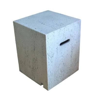 Square Tank Cover for Gas Fire Pit Hide Cylinder Gas Tank Inside