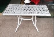 White Color Chinese Patio Table