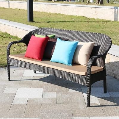 Outdoor Rattan Sofa Balcony Leisure Living Room Rattan Table Chair