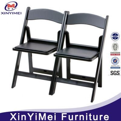 Black Resin Wedding Banquet Folding Wimbledon Chair