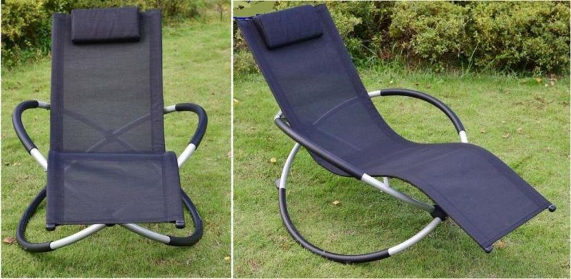 Easy Big Reclining Relaxing Rocking Chair Relax Modern Leisure Outdoor Chair.