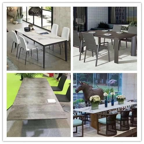 Rock Slabs/Ceramic/Marble Glass for Outdoor Living Furniture Table Tops