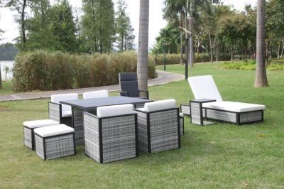 Metal Hotel OEM Customized Leisure Rattan Chair and Table Set