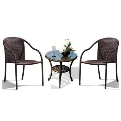 H-China Hot Sell Outdoor Rattan Wicker Coffee Table Chair