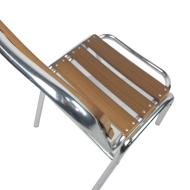 Street Outdoor White Ash Solid Wood Chair Outdoor Furniture