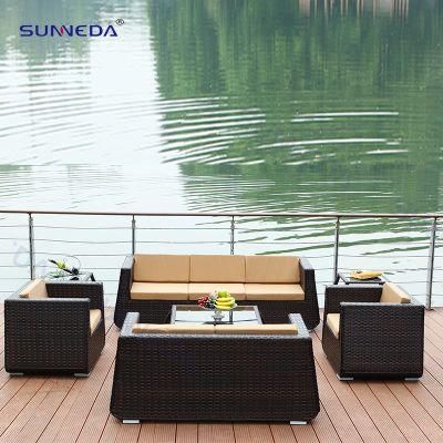 Villa Leisure Swimming Pool Wicker Woven Rattan Garden Sofa Sets