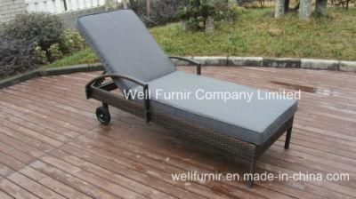 2018 Adjustable Sun Gardenrattan Chaise Lounge (WFPE-1807L)