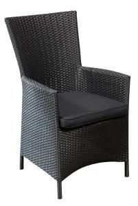 Garden Rattan Wicker Aluminum High Back Dining Chair