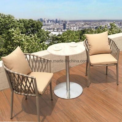 Nordic Design Outdoor Furniture Sets Marble Top Bar Side Table