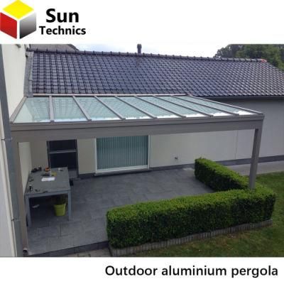Latest Design Gray Color Aluminium Outdoor Pergola Aluminum Profiles
