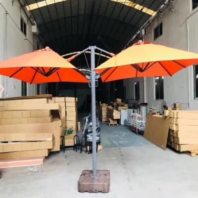 New Design Outdoor Beach Garden Leisure Shade Single Top Double Hydraulic Umbrella