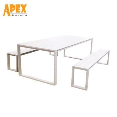 Best Selling Practical Fashionable Aluminum Outdoor Bench and Table Set