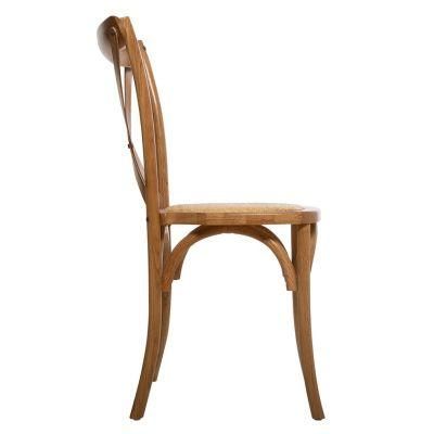 Oak Elm Beech Birch Rattan Bistro Chair